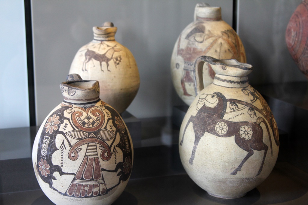 Jugs with Decorations